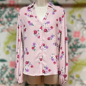 Express Pink Floral Top
